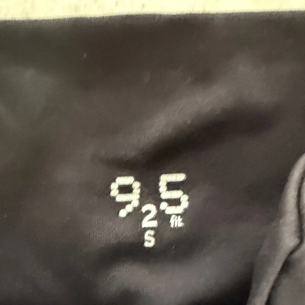 925fit Eva Leggings w/Lace Accent sz S adult black NWT